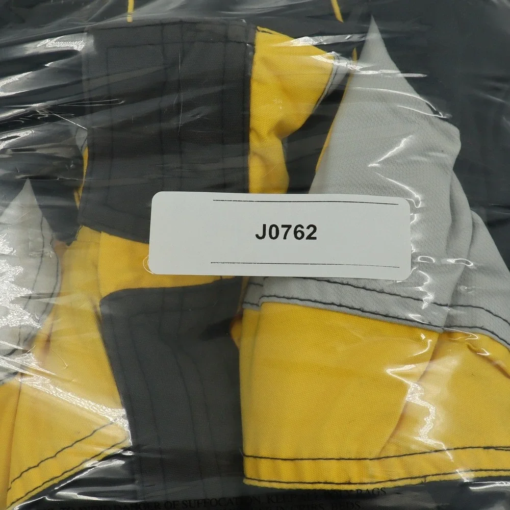 Obermeyer Mach 1 Juniors Ski Jacket Size 14 Yellow Black Gray Waterproof